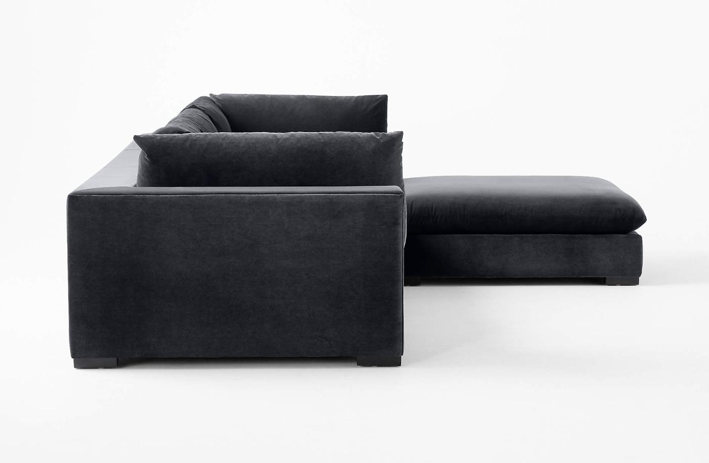 Contemporary Charcoal Sectional